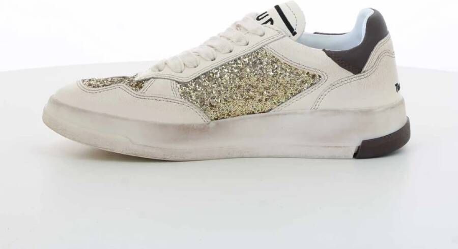 Ghoud Dames Gouden Sneakers Geborsteld Laag Gray Dames