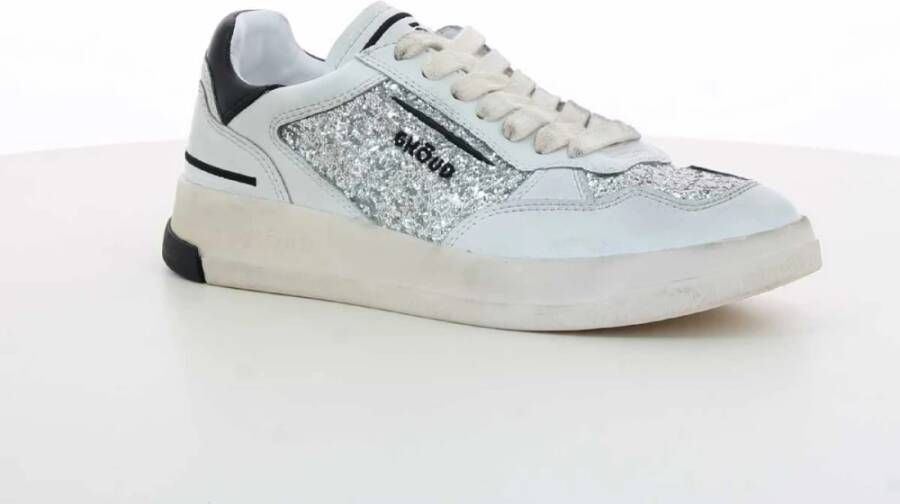 Ghoud Dames Sneakers Zilver Geborsteld Laag Gray Dames