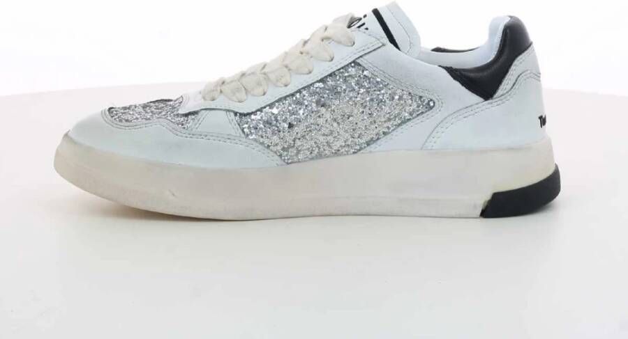 Ghoud Dames Sneakers Zilver Geborsteld Laag Gray Dames