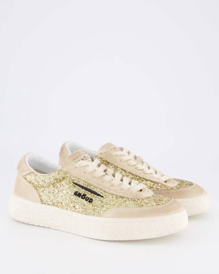 Ghoud Geborstelde Lido Damessneakers Beige Dames