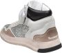 GHOUD Hoge Sneakers Dames Glitter Mid Sneaker Maat: 37 Materiaal: Leer Kleur: Zilver - Thumbnail 4