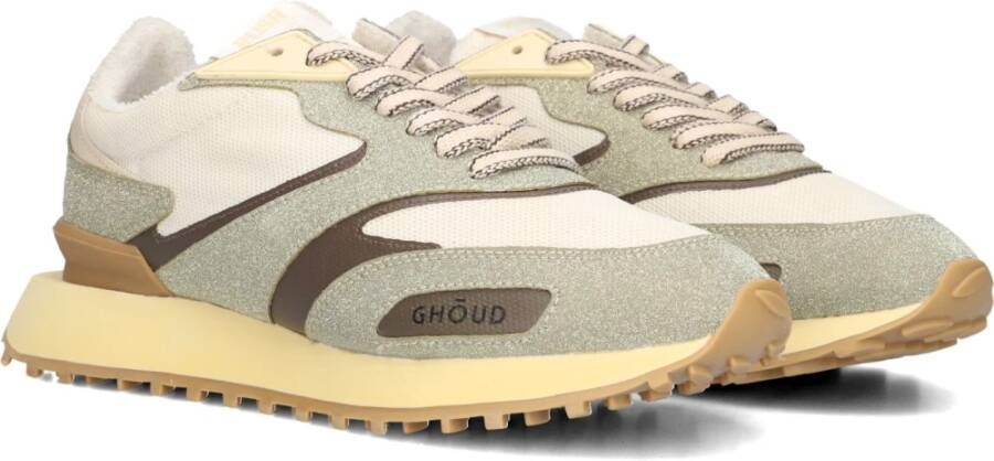 Ghoud Glitter Mesh Sneakers in wit Multicolor Dames