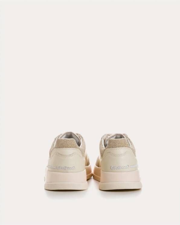 Ghoud Glitter Sneakers voor een Glamoureuze Touch Beige Heren