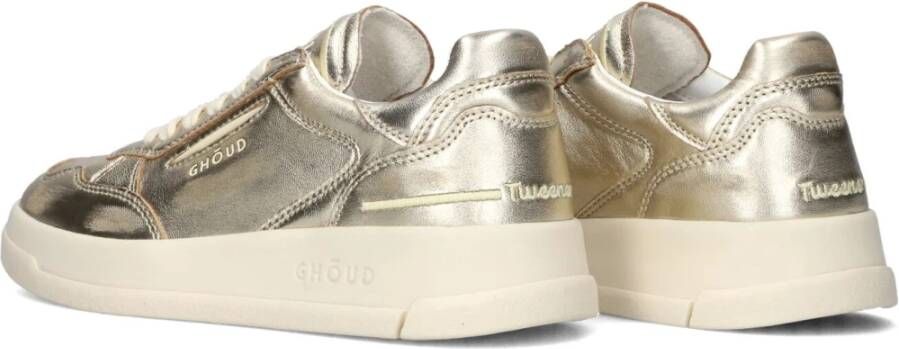 Ghoud Gouden lage damessneakers Yellow Dames