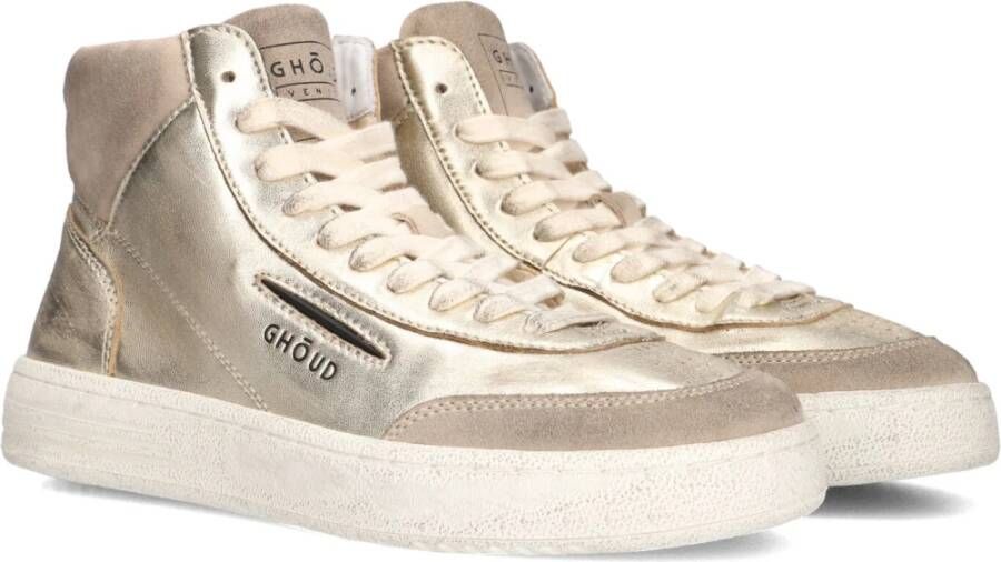 Ghoud Gouden Mid-Top Dames Sneakers Yellow Dames