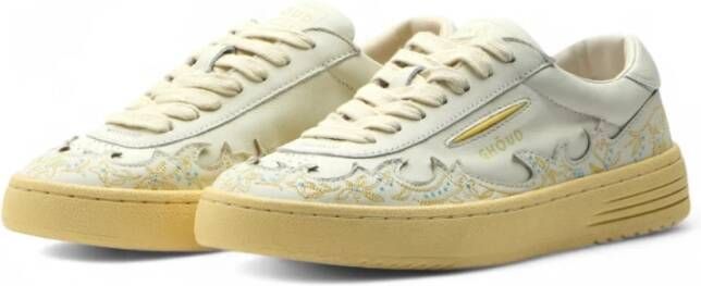 Ghoud Ivoor Leren Lage Sneakers White Dames