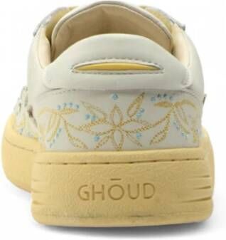 Ghoud Ivoor Leren Lage Sneakers White Dames