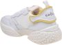 Ghoud Kleurrijke Leren en Stoffen Sneakers White Dames - Thumbnail 3