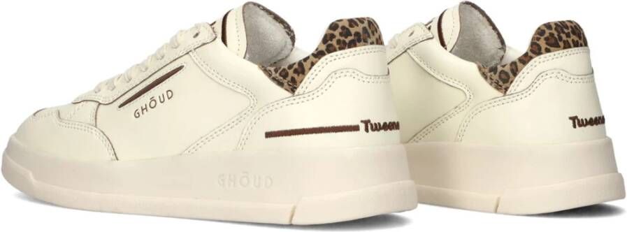 Ghoud Lage Beige Leren Sneakers Dames Beige Dames