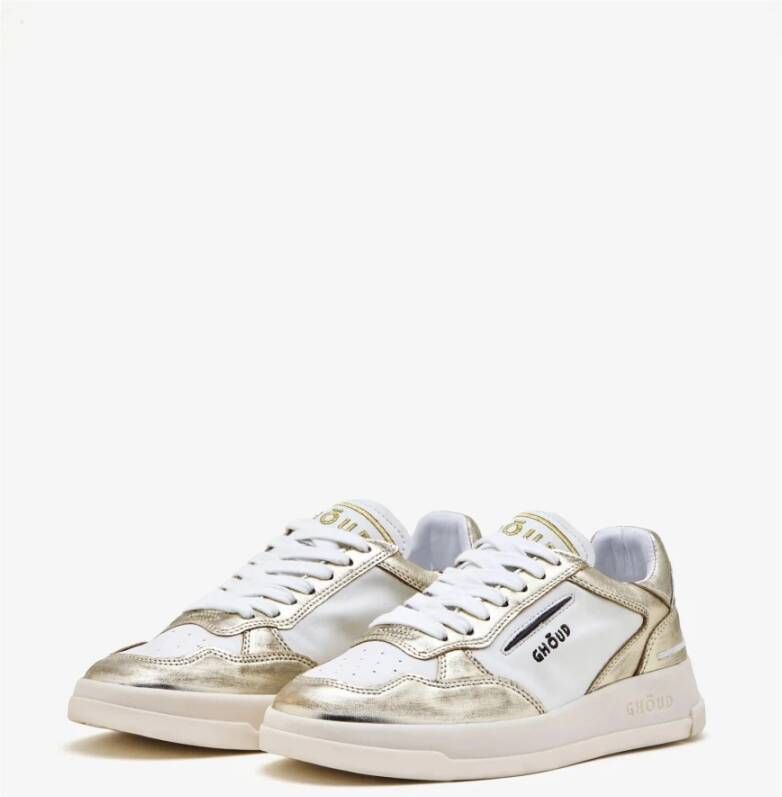 Ghoud Lage Geborstelde Sneaker White Dames