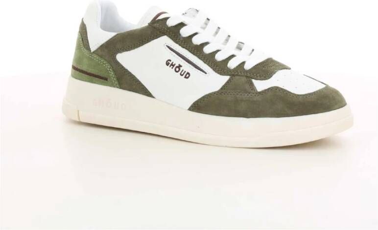 Ghoud Lage Herensneakers in Khaki Green Heren