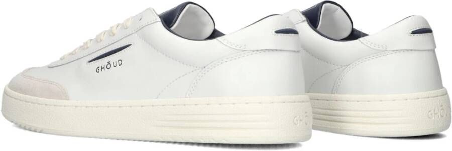 Ghoud Lage Witte Leren Heren Sneakers White Heren