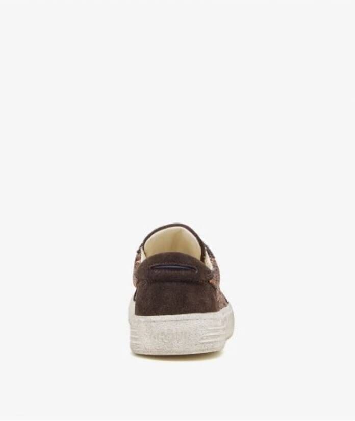 Ghoud Lido Luxe Sneakers met Pailletten Brown Dames