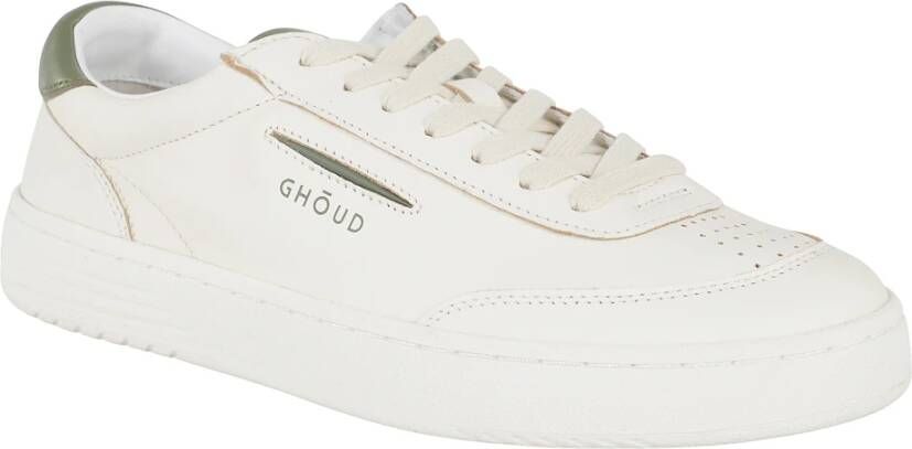 Ghoud Luxe Geitenleren Sneakers White Heren