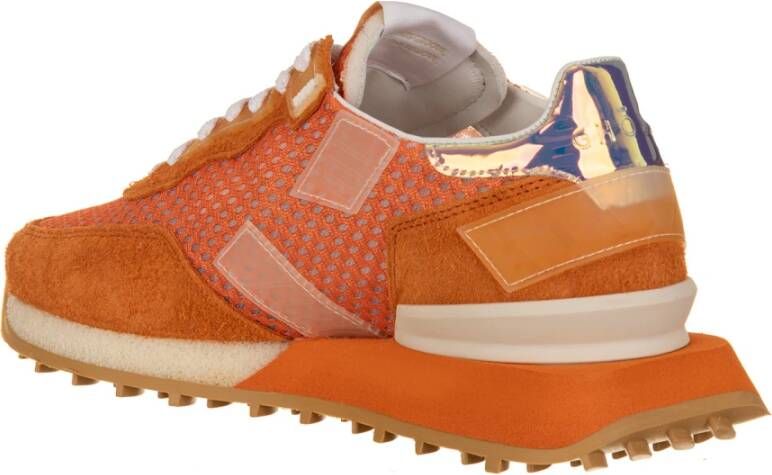 Ghoud Gaatjes Mesh Sneakers Oranje Dames