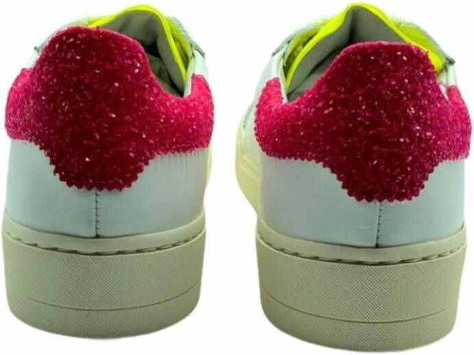 Ghoud Lage Top Leren Sneakers Wit Dames