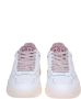 Ghoud Witte en Roze Leren Lage Sneakers White Dames - Thumbnail 3