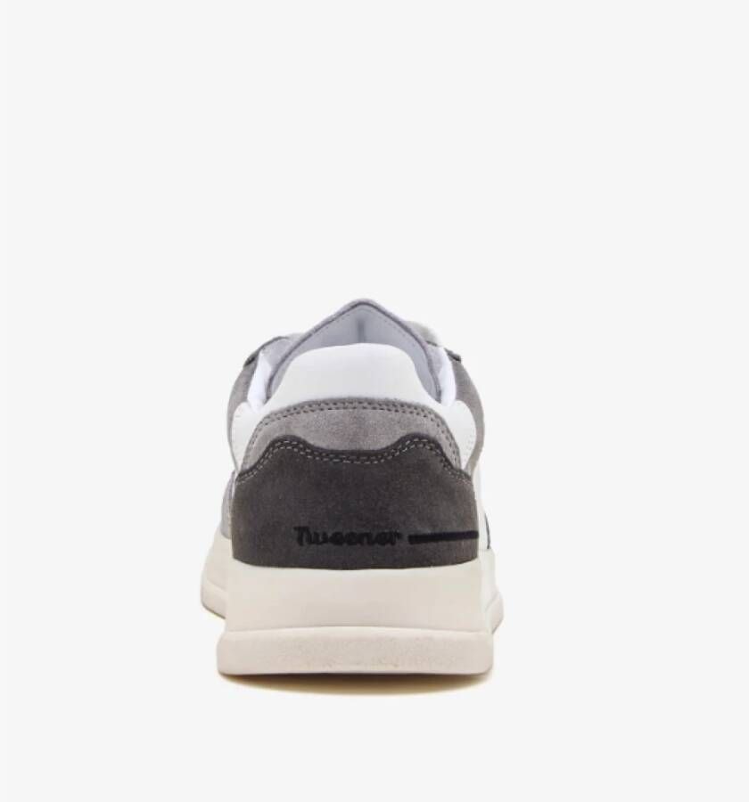 Ghoud Witte Leren Sneakers Gray Heren