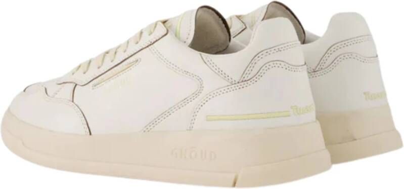 Ghoud Witte leren sneakers White Heren