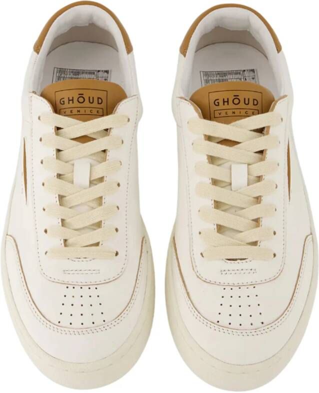 Ghoud Witte Sneaker met Rubberen Zool White Heren