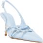 Gia Borghini Blauwe Leren Puntige Sandalen Blue Dames - Thumbnail 2