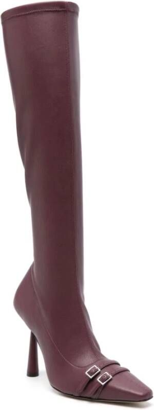 Gia Borghini Bordeaux Rode Edith Laarzen Red Dames