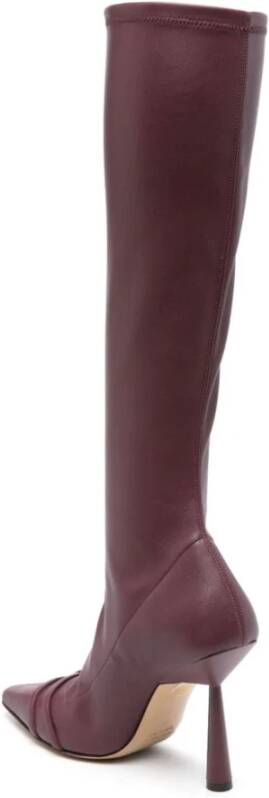 Gia Borghini Bordeaux Rode Edith Laarzen Red Dames