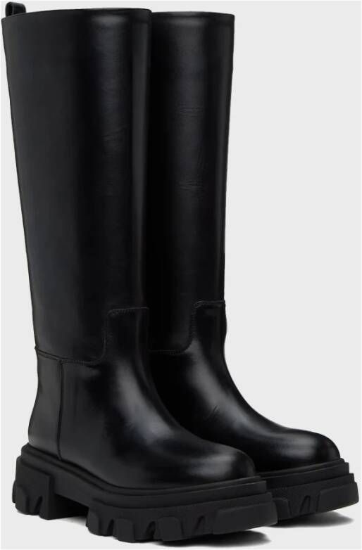 Gia Borghini Combat Boot Black Dames