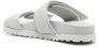 Gia Borghini Grijze Leren Open Teen Sandalen Gray Dames - Thumbnail 3