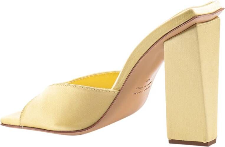 Gia Borghini Heeled Mules Beige Dames