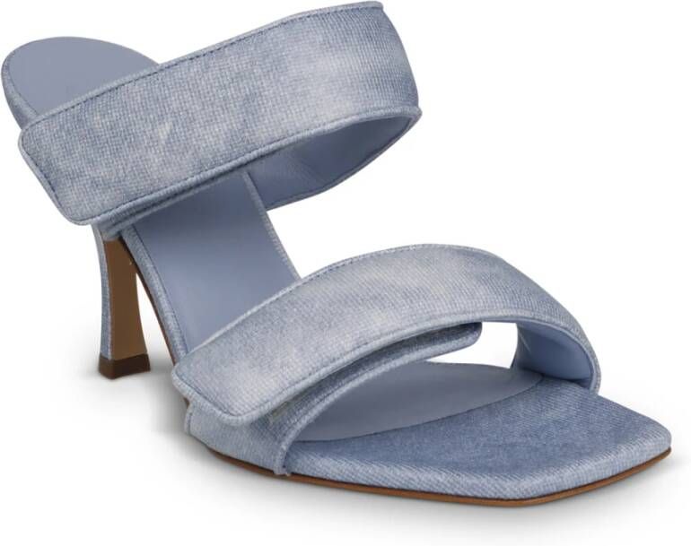 Gia Borghini Heeled Mules Blauw Dames