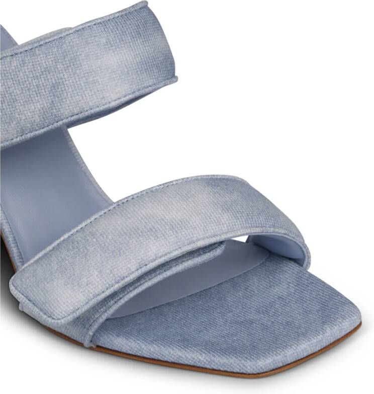 Gia Borghini Heeled Mules Blauw Dames