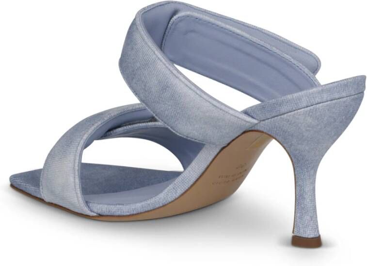 Gia Borghini Heeled Mules Blauw Dames