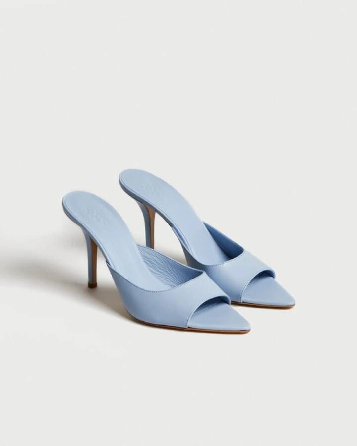 Gia Borghini Heeled Mules Blauw Dames