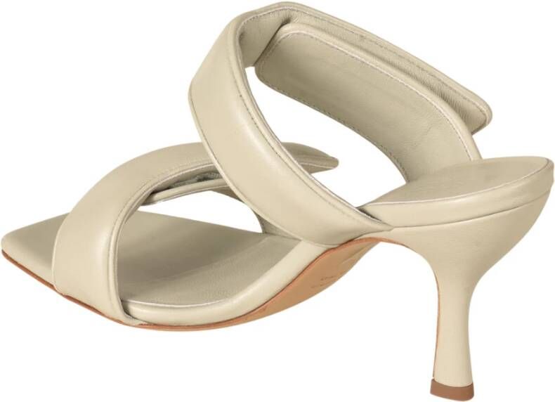 Gia Borghini Heeled Mules Grijs Dames