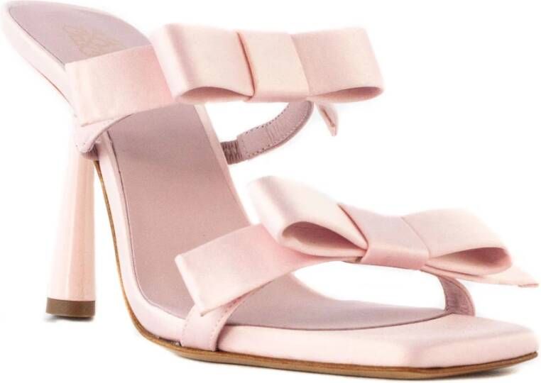 Gia Borghini Heeled Mules Pink Dames