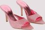 Gia Borghini Roze & Paarse Leren Muiltjes Pink Dames - Thumbnail 3