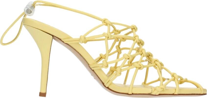 Gia Borghini Sandalen Geel Yellow Dames