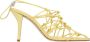 Gia Borghini Sandalen Geel Yellow Dames - Thumbnail 3