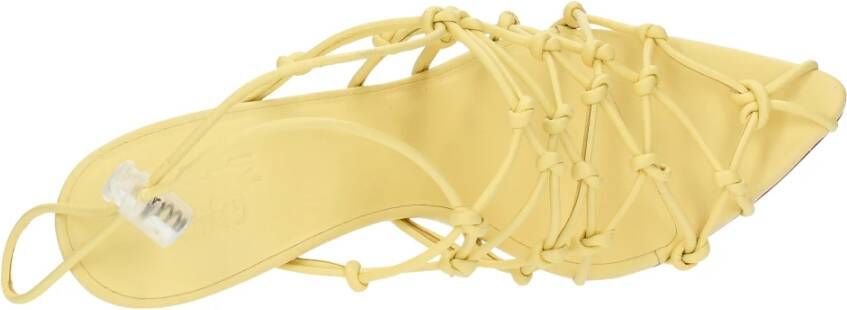 Gia Borghini Sandalen Geel Yellow Dames