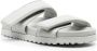 Gia Borghini Grijze Leren Open Teen Sandalen Gray Dames - Thumbnail 7