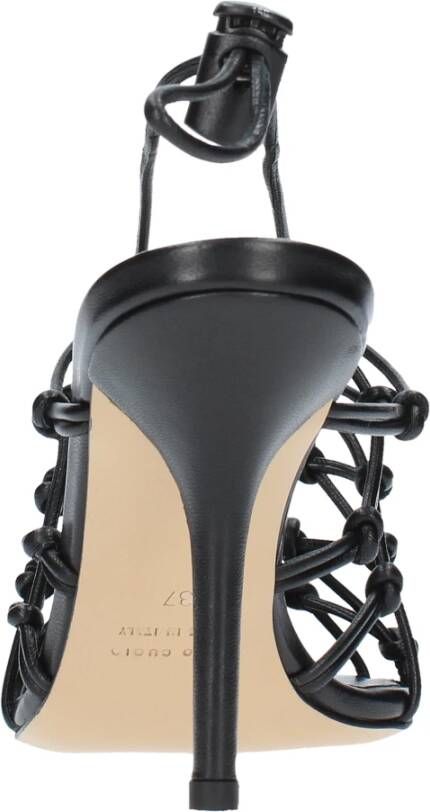 Gia Borghini Sandalen Zwart Black Dames