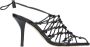 Gia Borghini Smalle Hak Sandalen Black Dames - Thumbnail 3