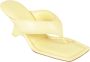 Gia Borghini Stijlvolle Thong Sleehak Sandalen Yellow Dames - Thumbnail 2