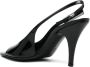 Gia Borghini Zwarte Patent Slingback Hoge Hak Schoenen Black Dames - Thumbnail 3