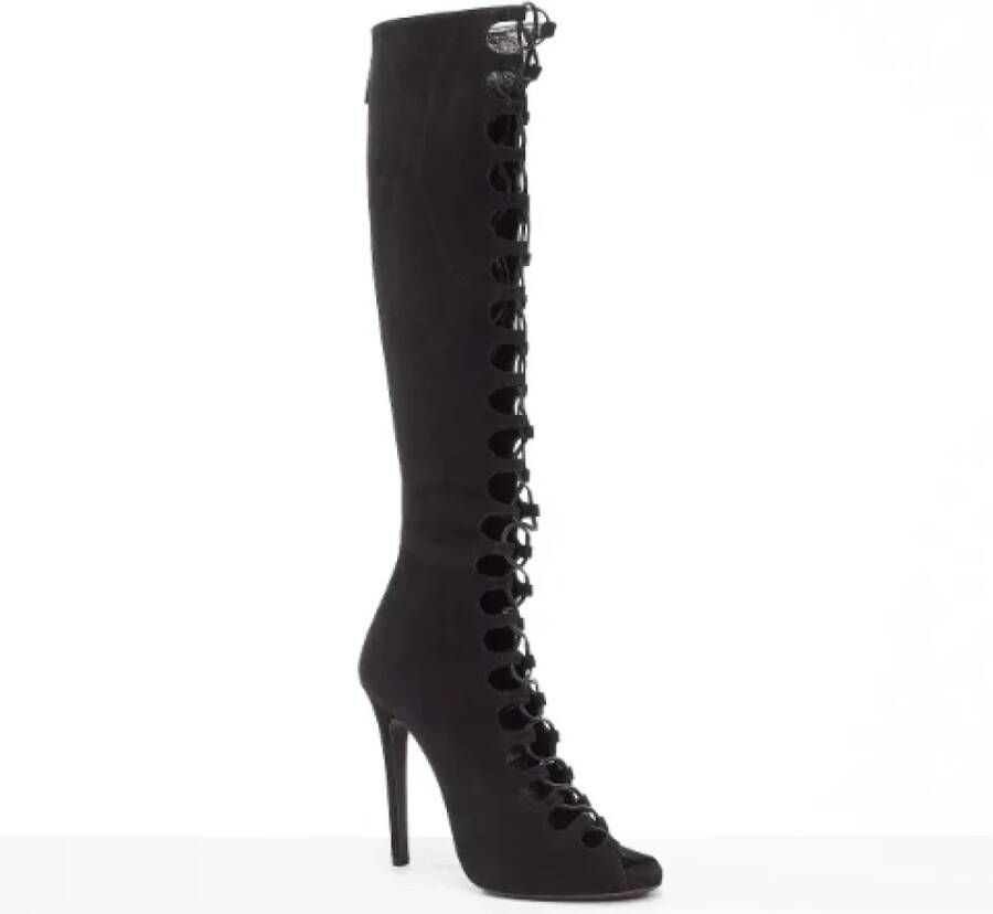 Giambattista Valli Pre-owned Leather boots Black Dames