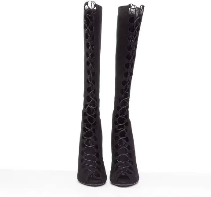 Giambattista Valli Pre-owned Leather boots Black Dames