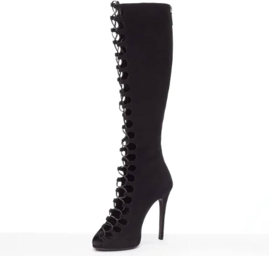 Giambattista Valli Pre-owned Leather boots Black Dames