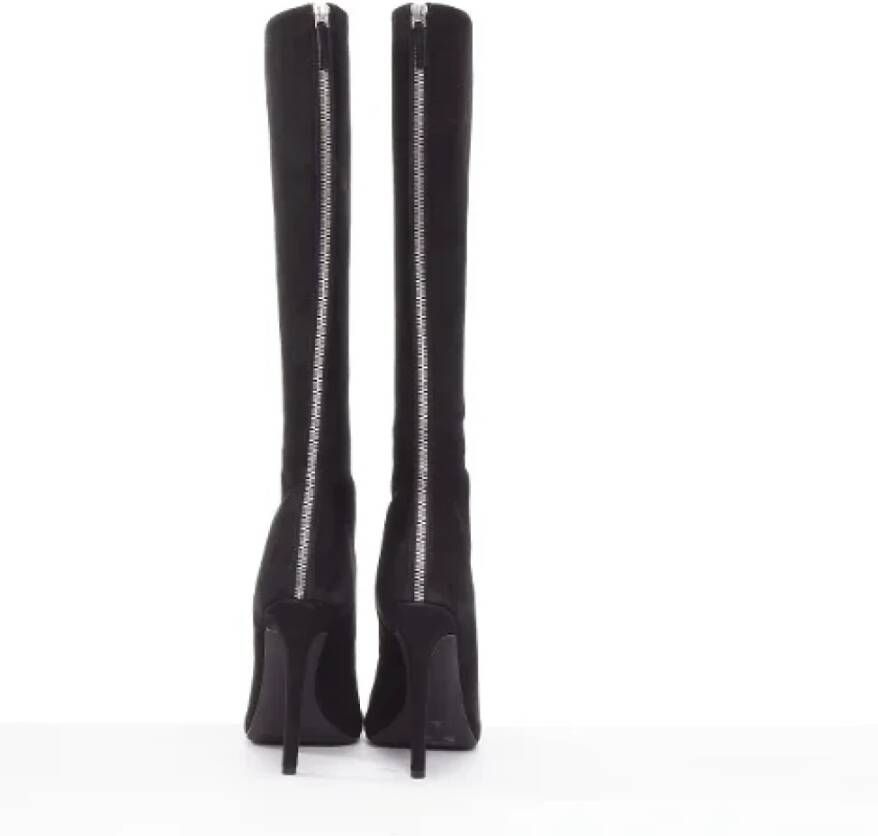 Giambattista Valli Pre-owned Leather boots Black Dames