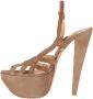 Giambattista Valli Pre-owned Suede sandals Beige Dames - Thumbnail 3